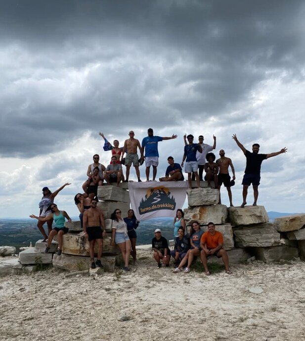 Grupo em passeio com a Rezende Turismo